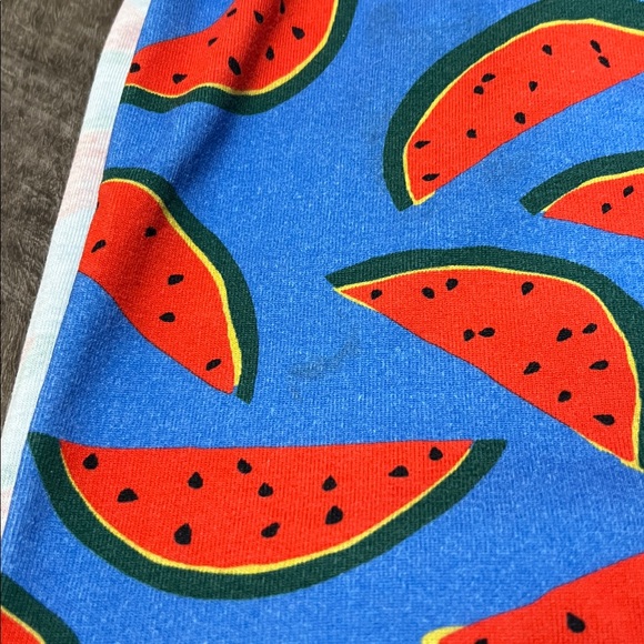 Hanna Andersson watermelon short pajama set size 130cm size 8 - Picture 7 of 12